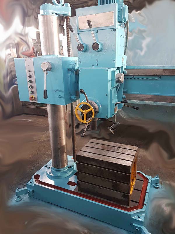 Загальний вигляд переносного радіально-свердлувального верстата ГС545 ГС545 Загальний вигляд переносного радіально-свердлувального верстата